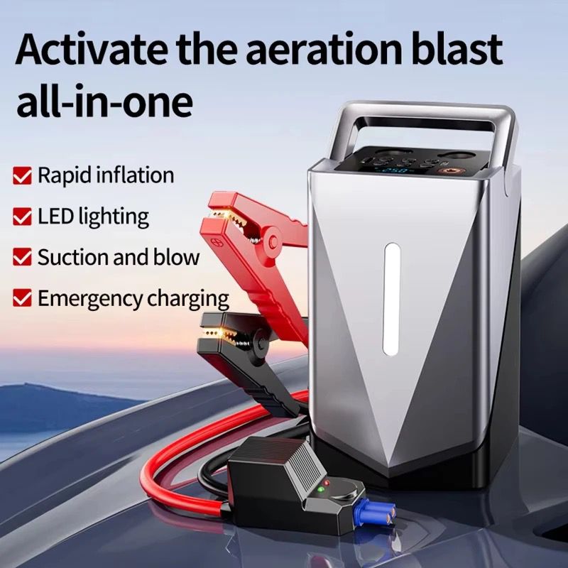 Jump Starter with Air Pump & Blower