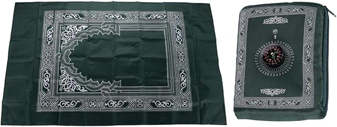 PEETTA Prayer Mat (Pack of 4), Easy to Carry, Foldable, Portable, travel Rug with compass