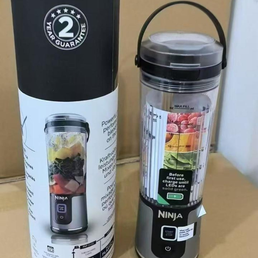 Ninja Blast Cordless Portable Blender – 530ML | USB-C Rechargeable, Leakproof, BPA-Free, Black