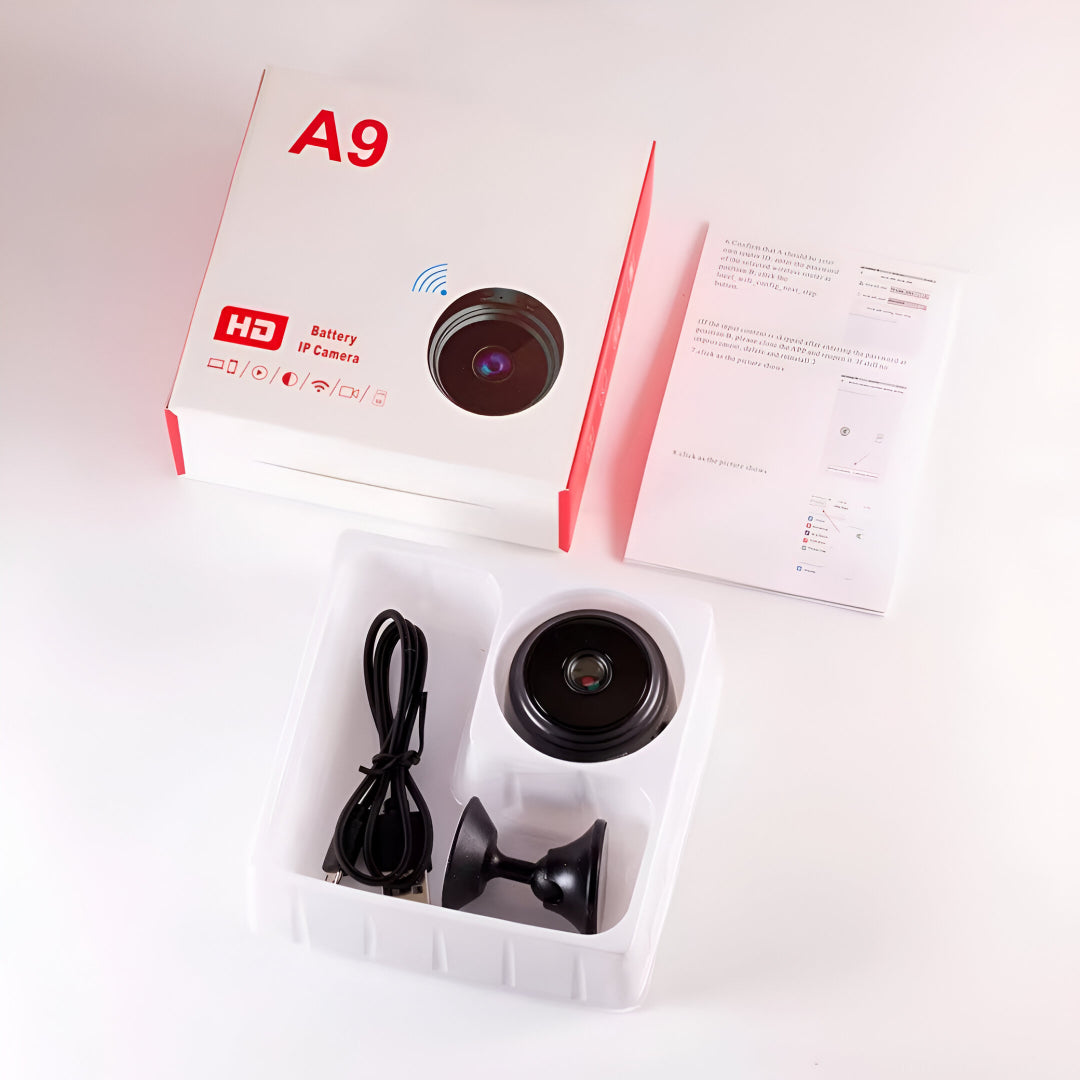 A9 Mini WiFi Camera 1080P HD Wireless IP Security Camera with Night Vision & Magnetic Mount
