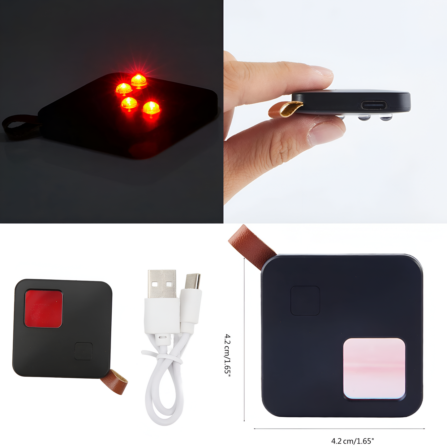 Hidden Camera Finder – Portable RF Tracker with Infrared Detection & USB Charging