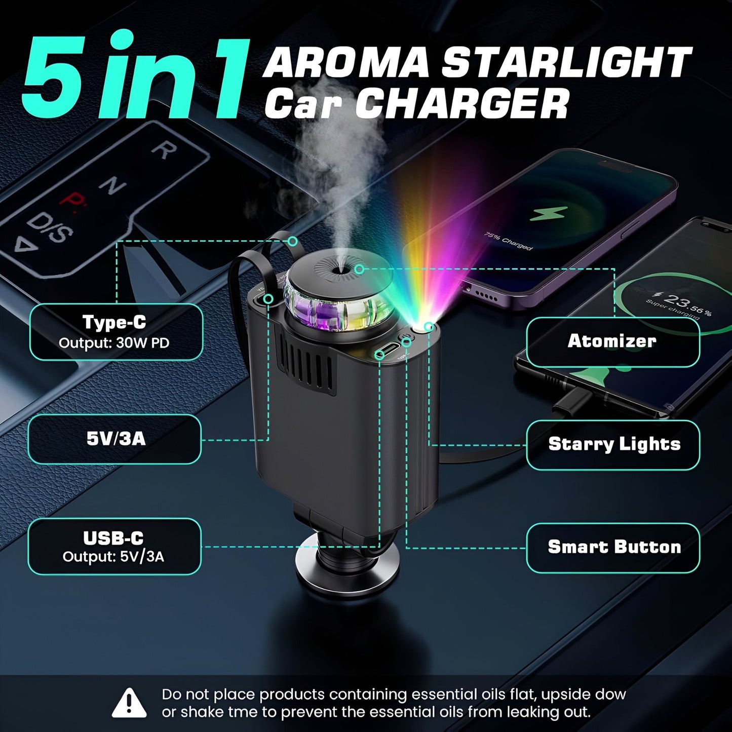 W&O STARLIGHT CAR CHARGER