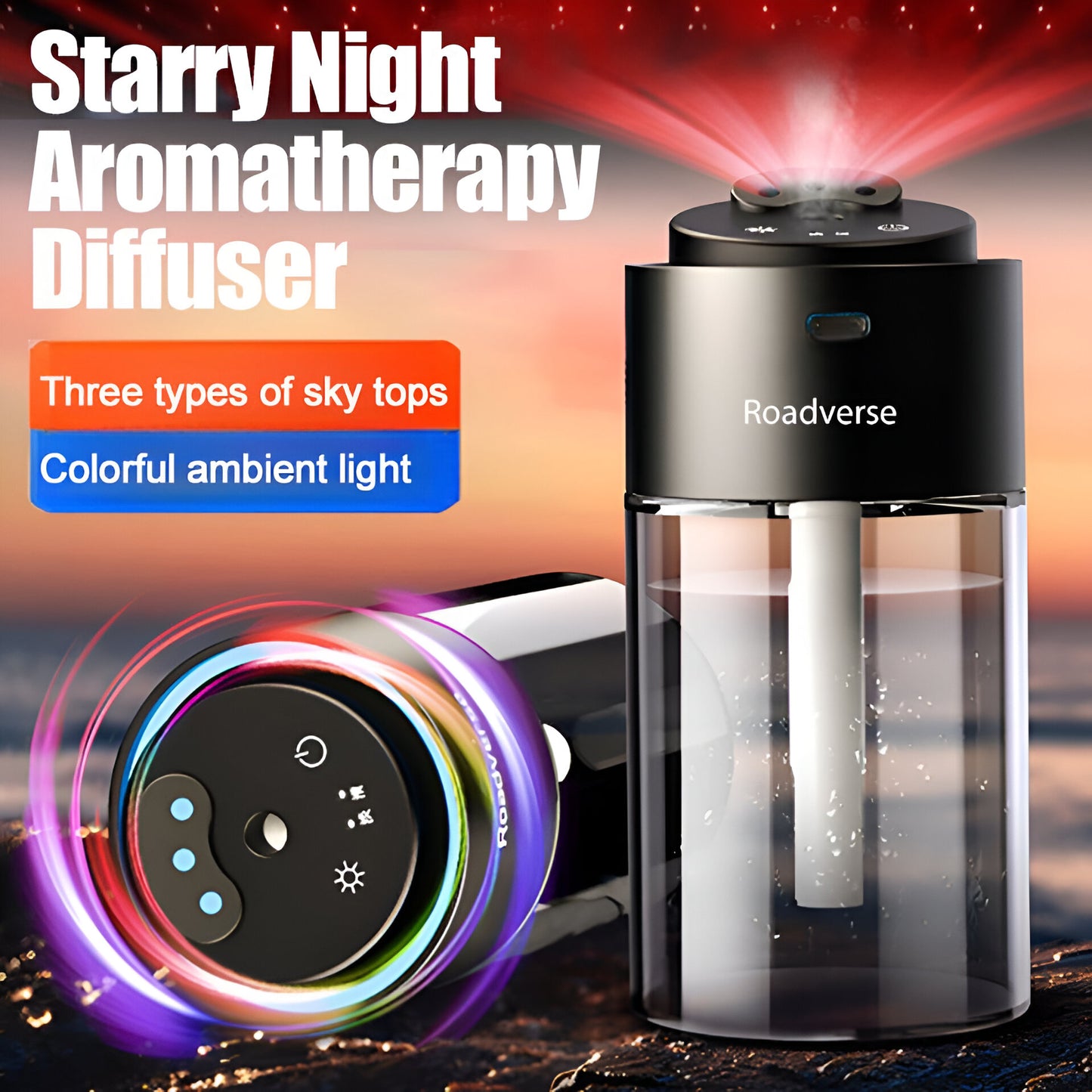 Roadverse Starry Sky Projection Smart Car Diffuser