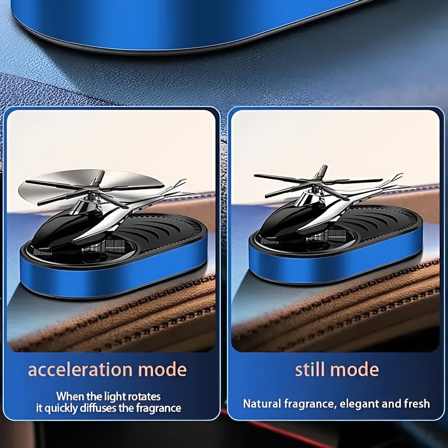 Solar Car Fragrance| Helicopter Solar-Powered Car Air Freshener