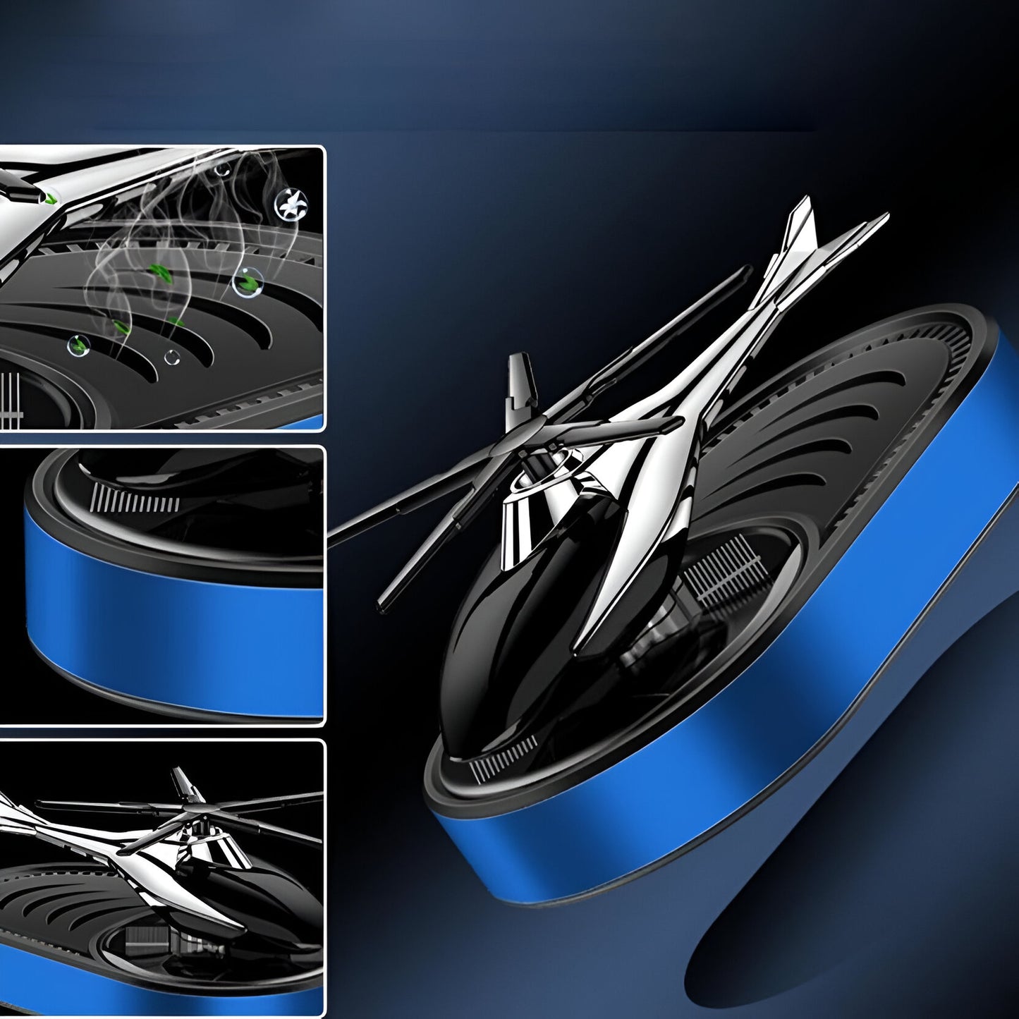 Solar Car Fragrance| Helicopter Solar-Powered Car Air Freshener