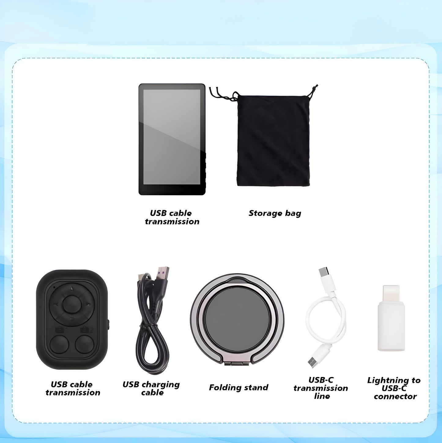 Magnetic Selfie Monitor Screen for Smartphones – Real-Time Rear Camera View for Vlogs, Selfies, and Live Streaming