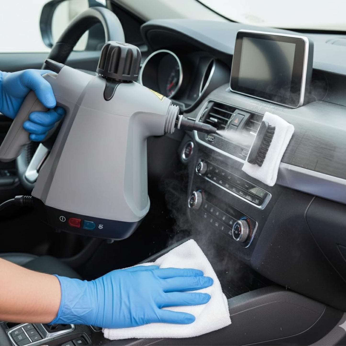 TOBI TB-967 Portable Steam Cleaner 1500W | Deluxe 15-in-1 Multi-Surface Cleaning Machine with Accessories