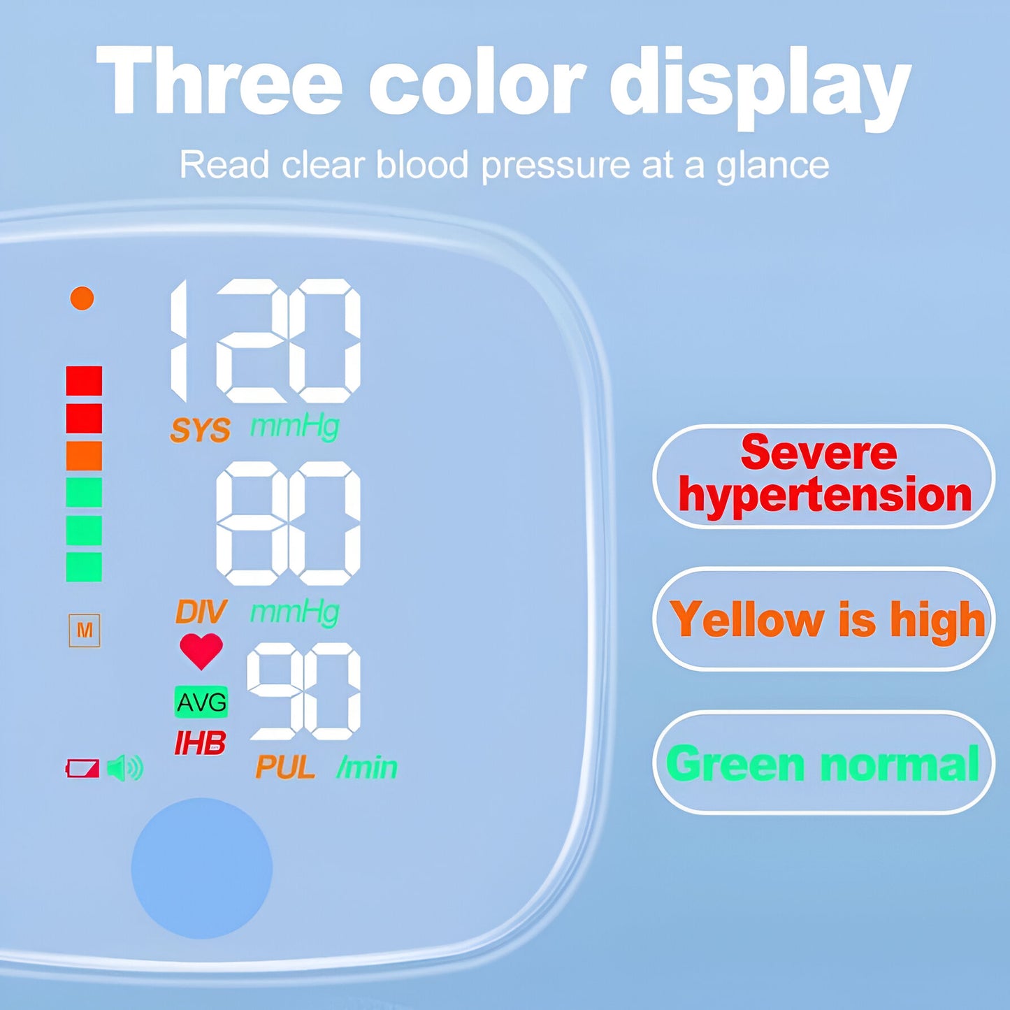 Wrist Electronic Sphygmomanometer – Voice Broadcast, 2-User Memory, Portable Health Tracker