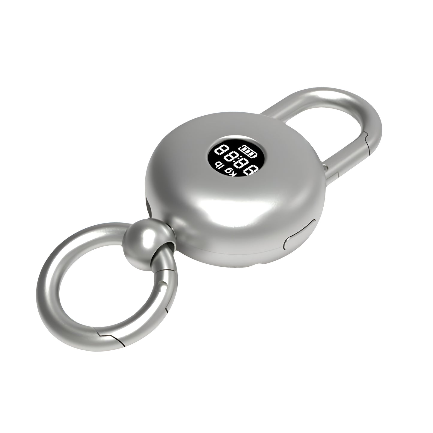 3-in-1 Keychain Digital Scale – Electronic Watch, Key Holder & Portable Weighing Tool