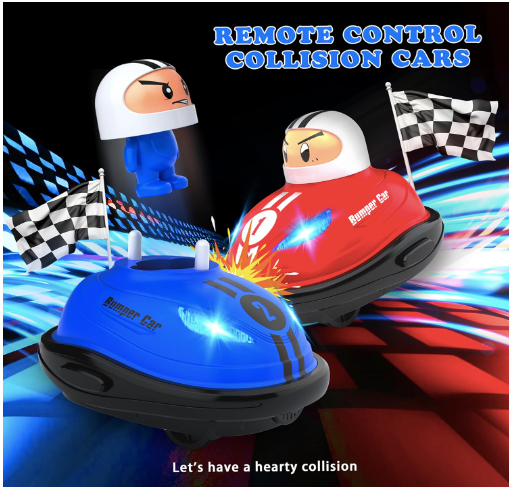 Remote Control Ejector Battle Bumper Cars with Drivers