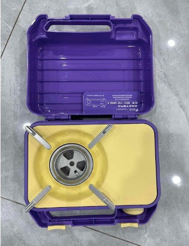 Mini Camping Stove Latte Series - Beautiful Stainless Steel Portable Cassette Stove with Carry Case (Brown and Tan)