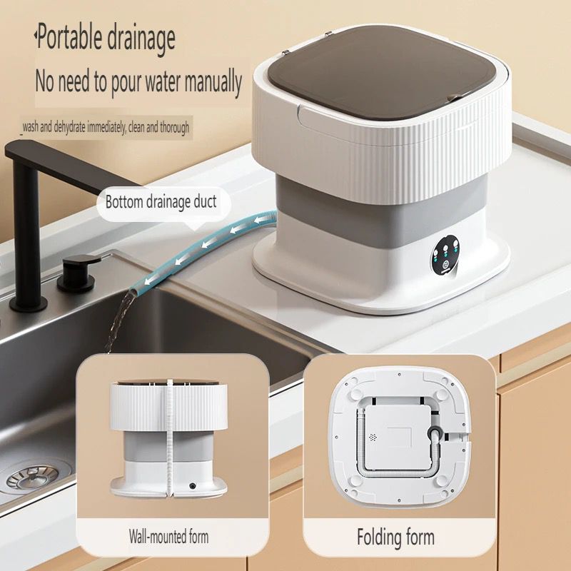 Mini Foldable Washing Machine and Dryer