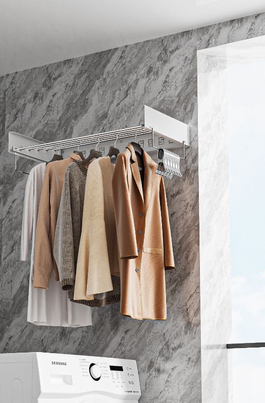 PEETTA StealthFold Invisible Folding Clothes Rack