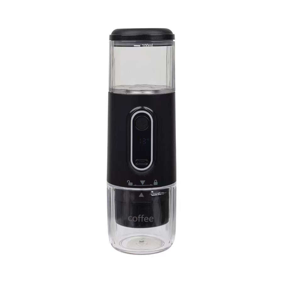 Portable Espresso Machine: Battery-operated with a compact design, suitable for travel.