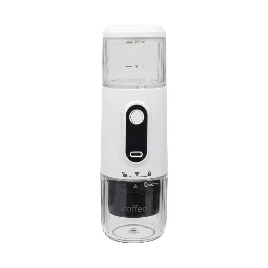Portable Espresso Machine: Battery-operated with a compact design, suitable for travel.