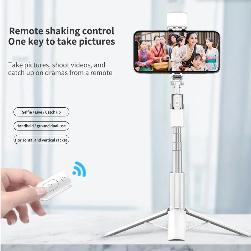 photography bracket selfie 🤳 live wireless tripod rotation stretchable switch photo key