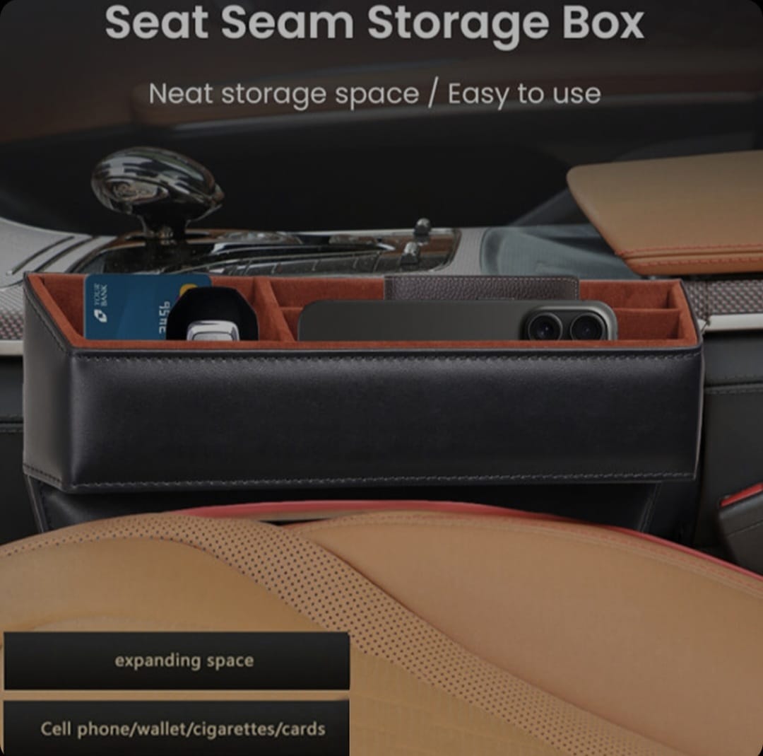 Car Seat Seam Storage Box