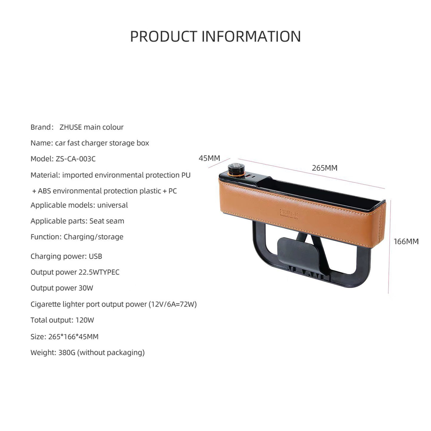 Car Seat Filler Between Front Seat Center Console Organizer Universal Fit Multifunctional Practical Car Seat Collector Filler