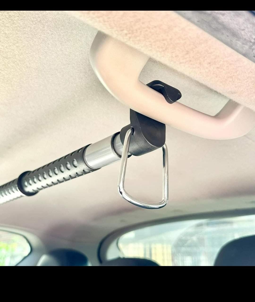 PEETTA 2-Pack Expandable Car Clothes Bar – Universal Hanging Closet Organizer Rack for Car, Truck, SUV, Van, or RV – Portable Metal Suit Hanger & Storage Rod