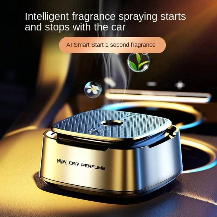 Smart Car Air Freshener with AI Intelligent Aromatherapy – Adjustable Fragrance Diffuser