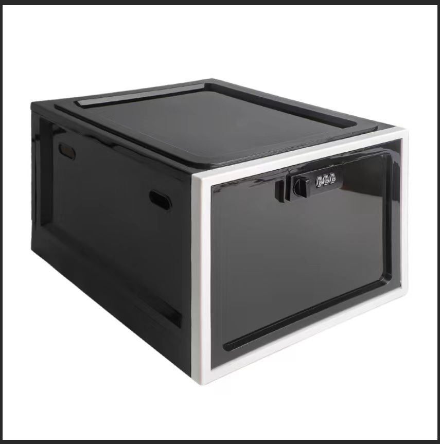 Safety plastic medical storage box with lock childproof first aid lockable