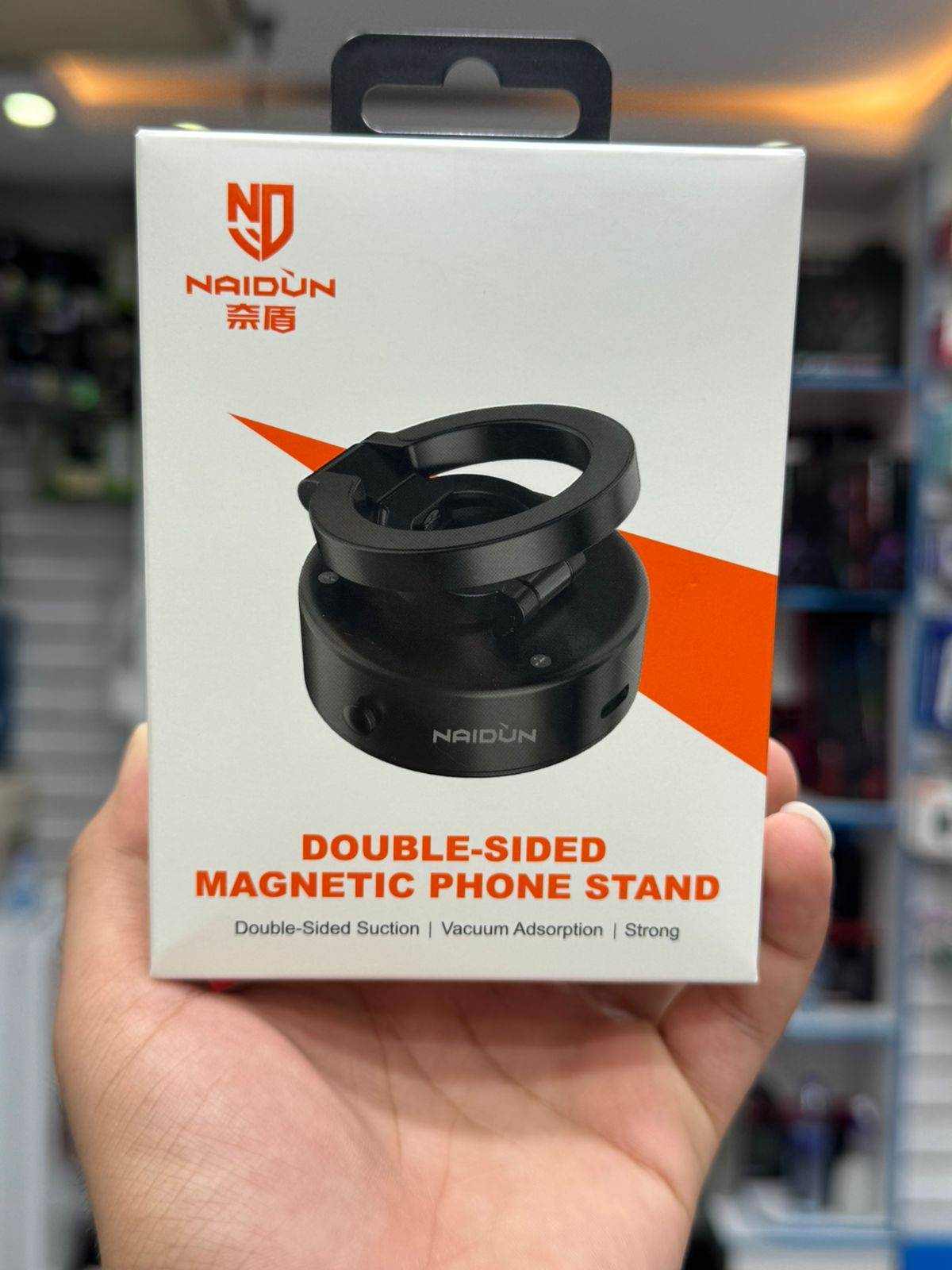 DOUBLE-SIDED MAGNETIC PHONE STAND N13