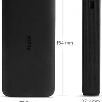 Xiaomi Redmi 18W Fast Charge Power Bank 20000mAh Black
