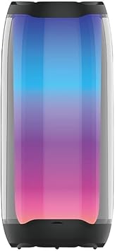 PEETTA LIVE D31 Sound Pulse Colorful Wireless Bluetooth Speaker with 11 Light Effect Modes (Black)