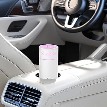 PEETTA Car Humidifier | Mini Cool Mist Air Humidifier,Cool Mist Air Humidifier With Colorful Light Mini USB Humidifier, Quiet For Car, Plants, Large Room