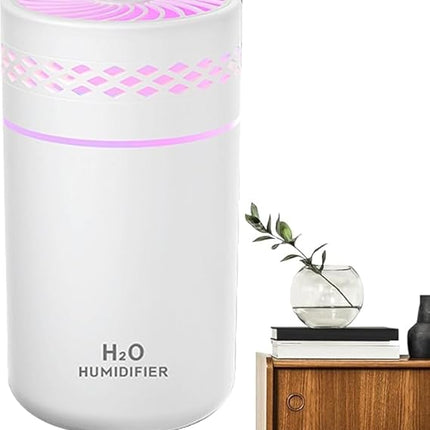 PEETTA Car Humidifier | Mini Cool Mist Air Humidifier,Cool Mist Air Humidifier With Colorful Light Mini USB Humidifier, Quiet For Car, Plants, Large Room