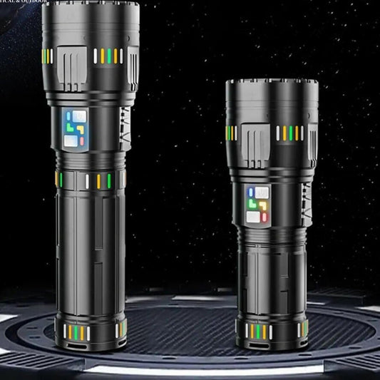 Multifunctional telescopic zoom fluorescent light absorber flashlight