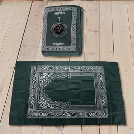 PEETTA Prayer Mat (Pack of 4), Easy to Carry, Foldable, Portable, travel Rug with compass