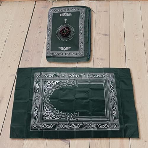 PEETTA Prayer Mat (Pack of 4), Easy to Carry, Foldable, Portable, travel Rug with compass