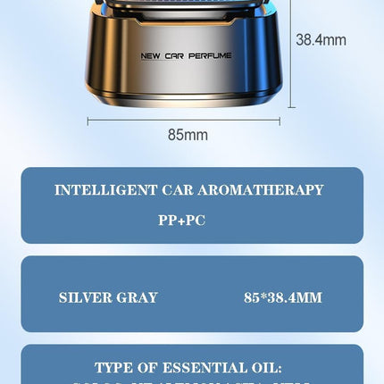 Smart Car Air Freshener with AI Intelligent Aromatherapy – Adjustable Fragrance Diffuser