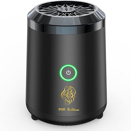 PEETTA Bukhoor Burner, Electric Oud Incense, Aroma Diffuser with long lasting battery, Usb Rechargeable, Great gift for Home, Car, Desert Camping & Travel.