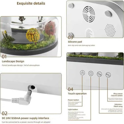 PEETTA Raindrop Aroma Diffuser 250ml Capacity Rain Cloud Humidifier Romantic Changeable Warm decor Night Light Rain Aromatherapy Air Freshner Diffusers for Home, Office, Bedroom (White)
