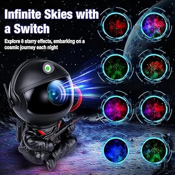 PEETTA Remote-Controlled Robot Figure with Light Effects, Black