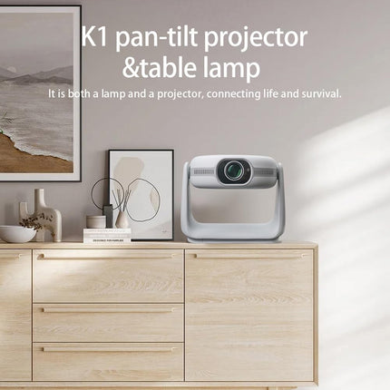 PEETTA K1 1080p Projector, with LED Lamp MAX 4K Android 11 1GB 8GB Triple LED 1080P Projector with Auto Focus & Keystone MEMC HDR10 Projectors