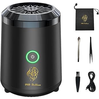 PEETTA Bukhoor Burner, Electric Oud Incense, Aroma Diffuser with long lasting battery, Usb Rechargeable, Great gift for Home, Car, Desert Camping & Travel.