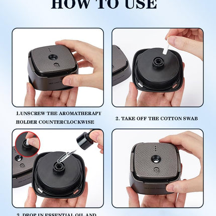 Smart Car Air Freshener with AI Intelligent Aromatherapy – Adjustable Fragrance Diffuser