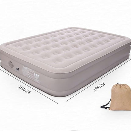 Outdoor Inflatable Mattress Camping Folding Bed Automatic Inflatable Heightened Single Double Air Mat Self-driving Sleeping Bed