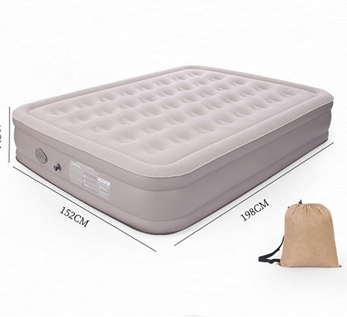 Outdoor Inflatable Mattress Camping Folding Bed Automatic Inflatable Heightened Single Double Air Mat Self-driving Sleeping Bed