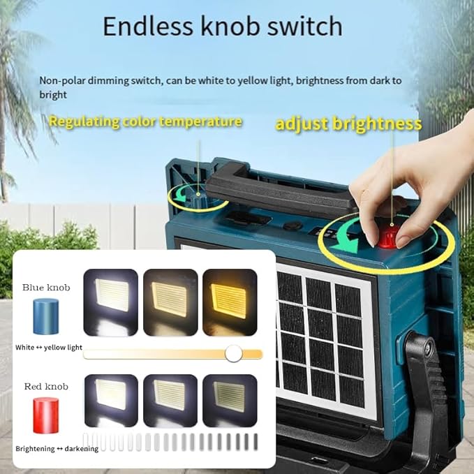 Solar portable light