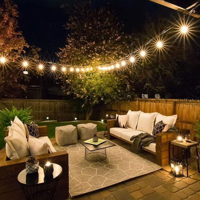 String Lights With Solar Panel