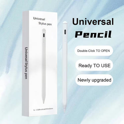 Universal Active Stylus Pen for iPad & Android Tablets – Ultra-Precise Touch Pencil with Palm Rejection, USB-C Fast Charging & LED Display