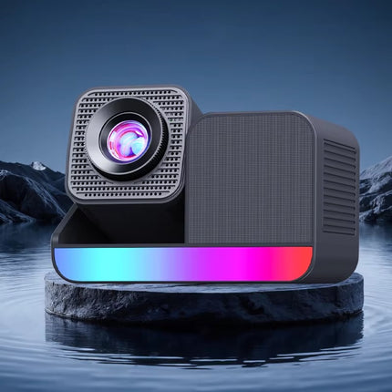HY-360 HD Karaoke Projector with Microphone | 1080P Supported Home Theater Projector for Movies & Karaoke