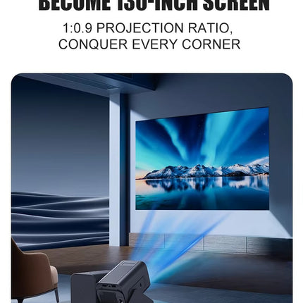 HY-360 HD Karaoke Projector with Microphone | 1080P Supported Home Theater Projector for Movies & Karaoke