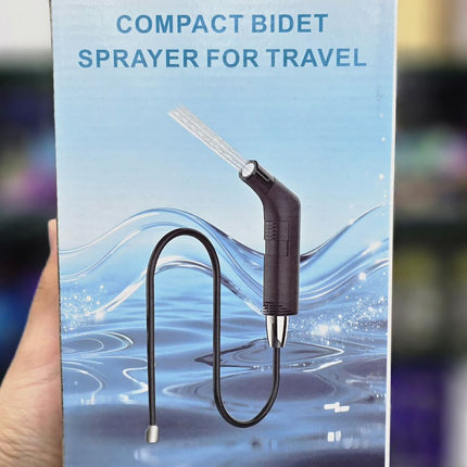 Compact Bidet Sprayer for Travel – Portable Electric Shattaf (شطاف المسافر), USB Rechargeable Handheld Bidet with Adjustable Water Pressure