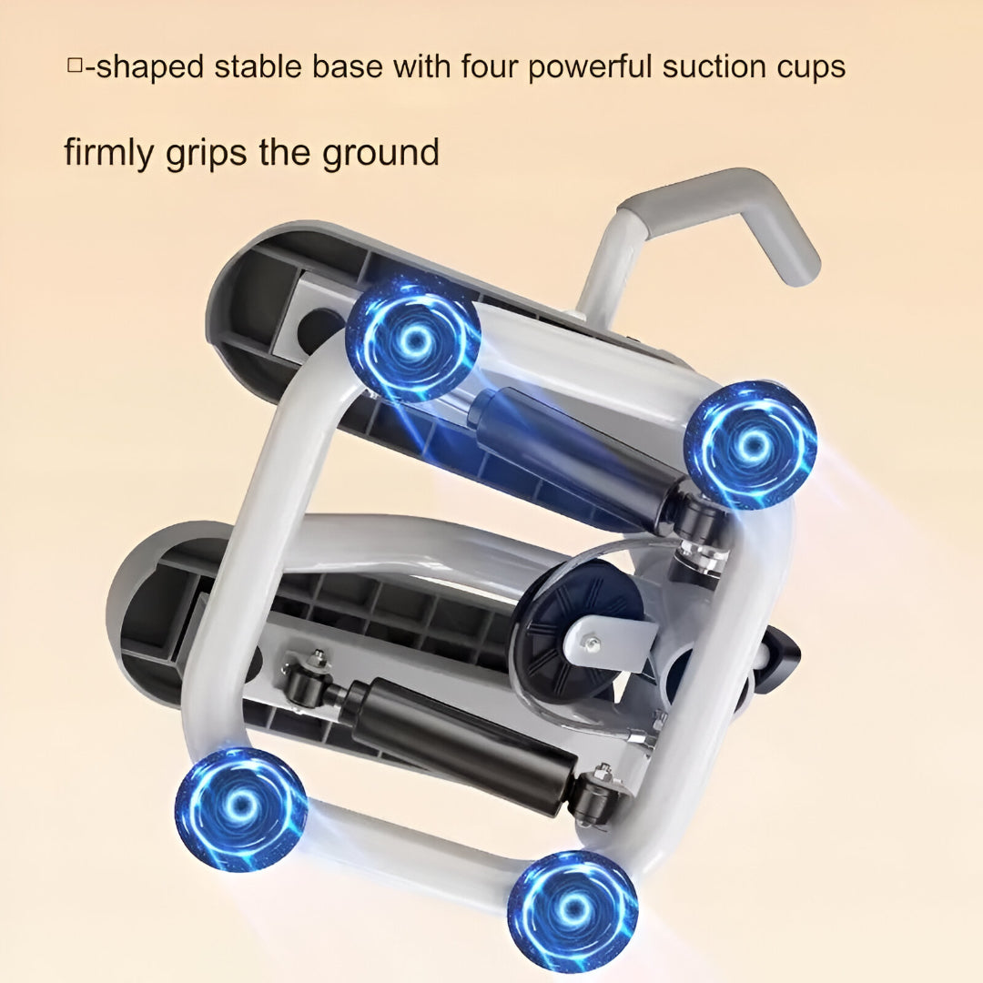 Mini Hydraulic Stepper with Handle – Compact Fitness Stair Climber for Home Workout, Weight Loss & Leg Training