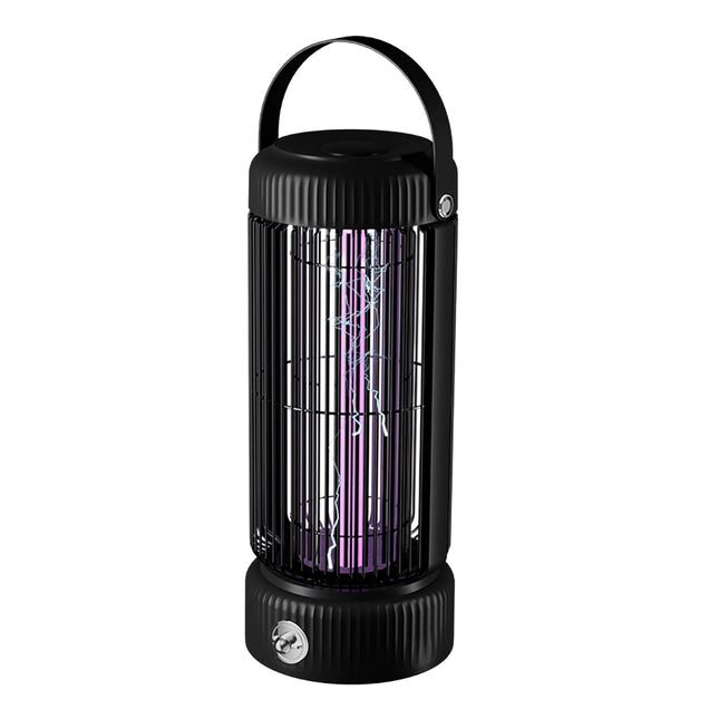 LED Electric Shock Mosquito Lamp – Portable 360° UV Bug Zapper with 3000V Shock, Rechargeable via USB-C, Quiet & Non-Toxic for Indoor & Outdoor Use